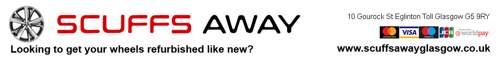 Diamond Cut Wheel Refurbishment in Glasgow  - Get your diamond cut alloy wheels refurbished like new at Scuffs Away Glasgow,  10 Gourock St Eglinton Toll, Glasgow, Scotland, UK